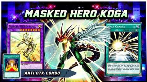 New Heroes Support Masked Hero Koga W Favorite Hero Yu Gi Oh Duel