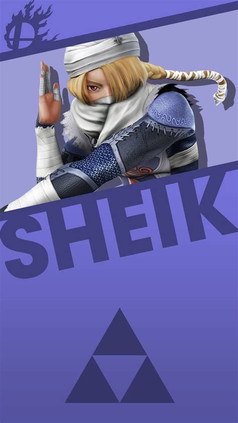 Sheik Smash Bros Phone Wallpaper By Mrthatkidalex24 Smash Bros