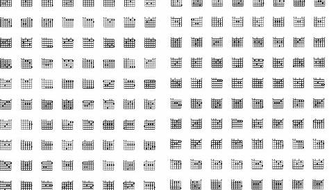 Download Acoustic Guitar Bar Chord Chart for Free - FormTemplate