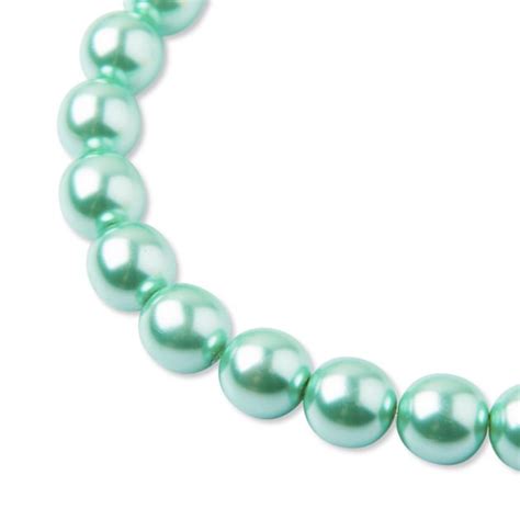 Glass Pearls 10mm Mint Green Manumi Eu
