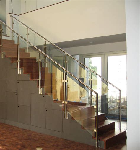 Stainless Steel Staircase With Glass Designs Poppythrosby
