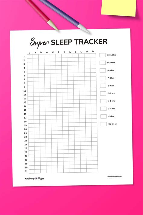 Sleep Tracker Template