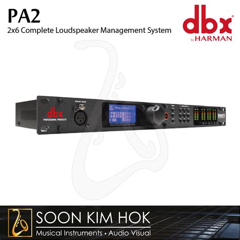 Dbx Pa2 2x6 Complete Loudspeaker Management System