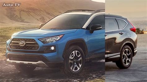 No matter which you choose, you'll be treated to a wealth of advanced driver assistance safety features. 2019 Toyota RAV4 VS 2018 Honda CR V | Toyota rav4, Toyota