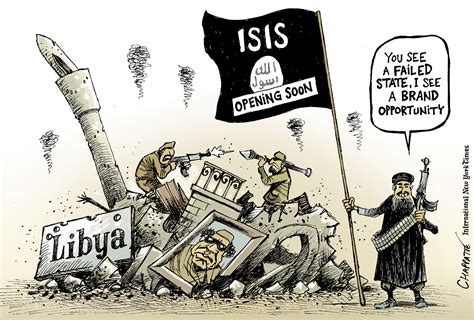 Islamic State In Libya Globecartoon Political Cartoons Patrick