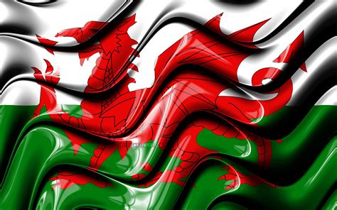 Download Wallpapers Welsh Flag 4k Europe National