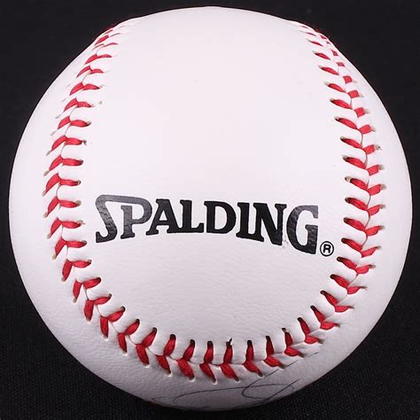 Dennis Eckersley Signed Spalding Baseball Jsa Hologram Pristine Auction