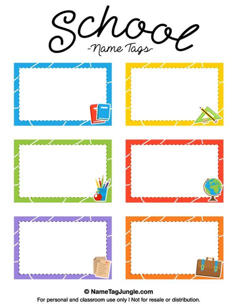 8 Best Printable Name Tags For School 225 35 Inch Images On Pinterest