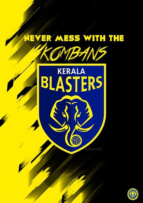 Kerala Blasters Logo Wallpapers Wallpaper Cave