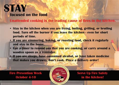 Fire Prevention Week How To Serve Up Safety In The Kitchen