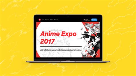 Anime Expo 2017 Case Study On Behance