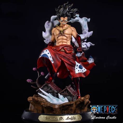 One Piece Anime Wano Country Luffy Gk Gear 4 Large Figure Model
