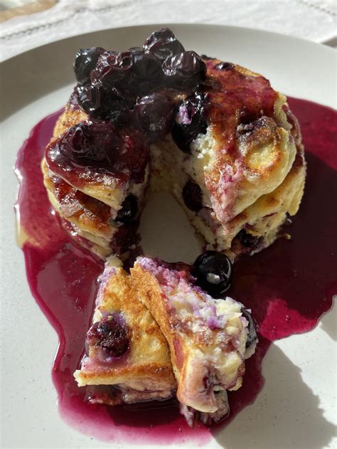 Blueberry Ricotta Pancakes — London Bruncher