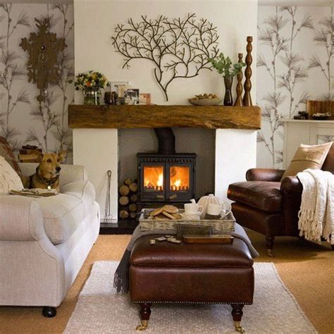 43 Rustic Brick Fireplace Living Rooms Decorations Ideas Homishome