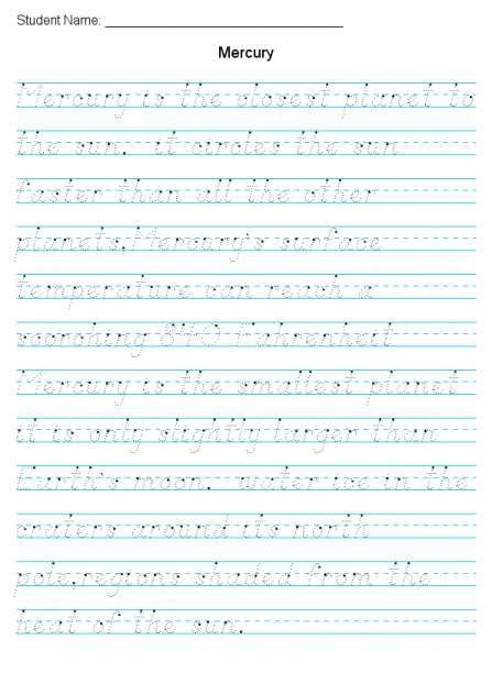 Beautiful Handwriting Practice Worksheets Worksheetsday