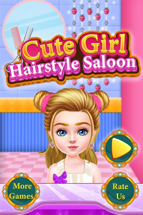 Cute Girl Hairstyle Salon Makeover Games Para Android Download