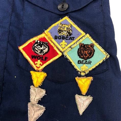1970s Vintage Cub Scout Uniform Boy Scouts America Patches Etsy