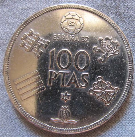 Lista 98 Foto Moneda 100 Pesetas 1980 Mundial 82 Estrella 80 Valor