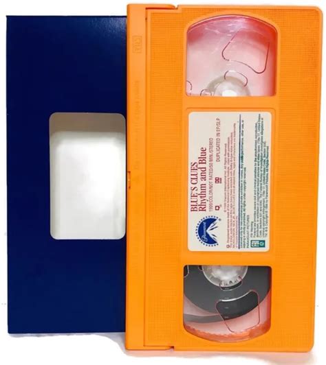 BLUES CLUES RHYTHM And Blue VHS Video Tape 1999 Play Along With Blue
