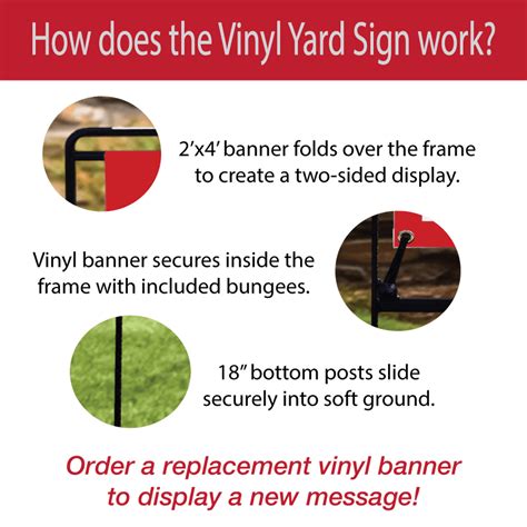 Vinyl Yard Signs Half Price Banners