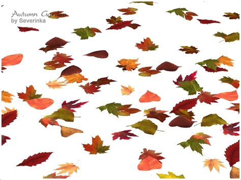 A Carpet Of Autumn Leaves Found In Tsr Category Sims 4 Rugs Sims 4