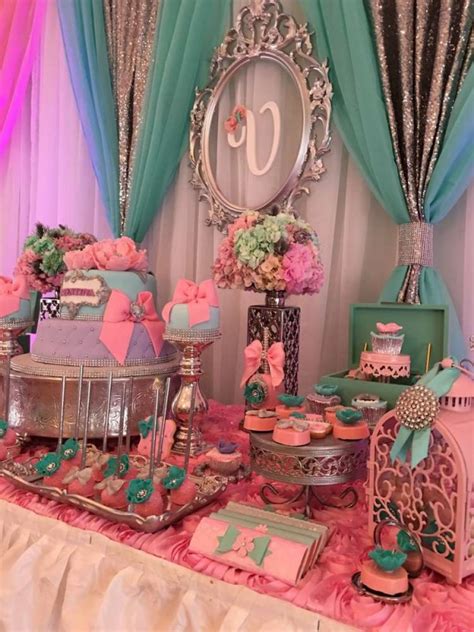When it comes to decorating for the event there are so many fun. Teal And Pink Modern Chic Baby Shower - Baby Shower Ideas ...