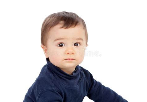Adorable Baby Looking At Camera Stock Photo Image Of Expression