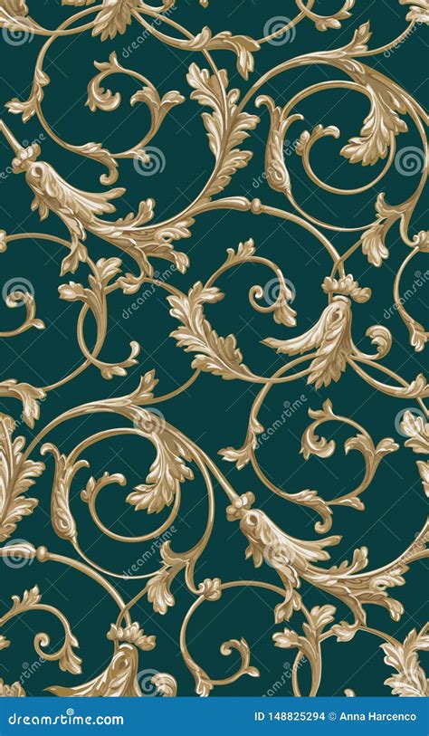 Vector Classic Seamless Pattern Background Classical Luxury Old