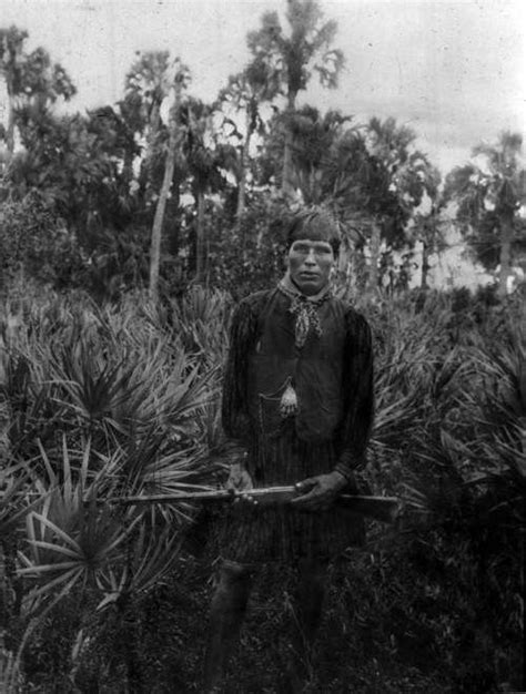 Seminole Indian In The Everglades Native American Peoples Native