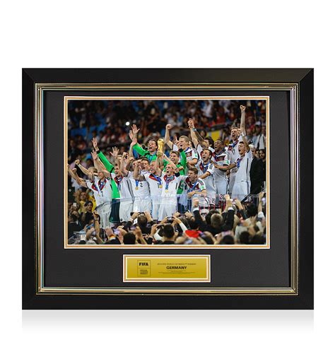Unsigned Germany Official Fifa World Cup Framed Photo 2014 Fifa World