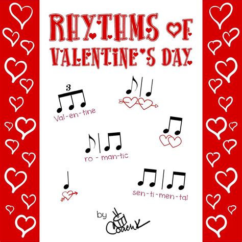 Rhythm Worksheets Valentines Day Theme Beginning And Intermediate