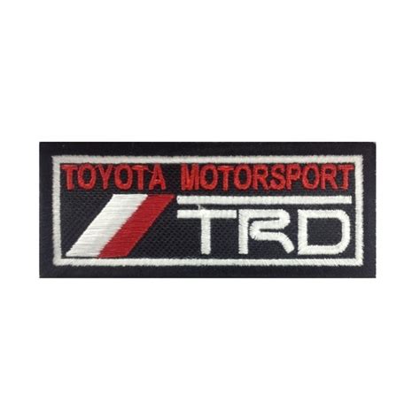 0628 Embroidered Badge Patch Sew On Trd Toyota Motorsport Racing