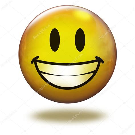 Render Emoticon 3d Smiling With Teeth — Stock Photo © Benjaminet 13861088