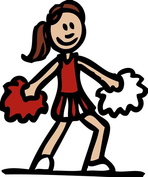 Image Of Cheer Clipart Free Clip Art Cheerleader Cheerleader Clipart