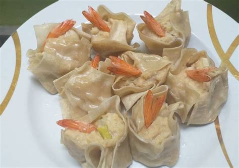 Mama pakai resep dari mas puguh. Resep Dimsum ayam udang oleh #sarahmemasak - Cookpad