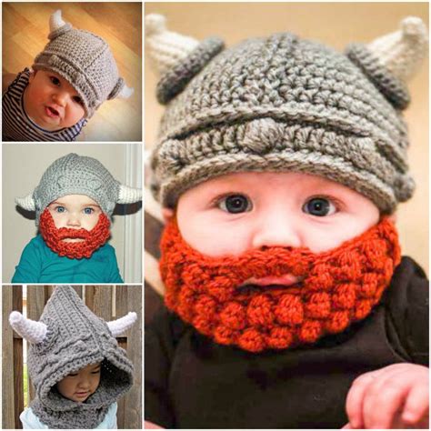 The Whoot Crochet Viking Hat Crochet Hats Crochet Baby Hats