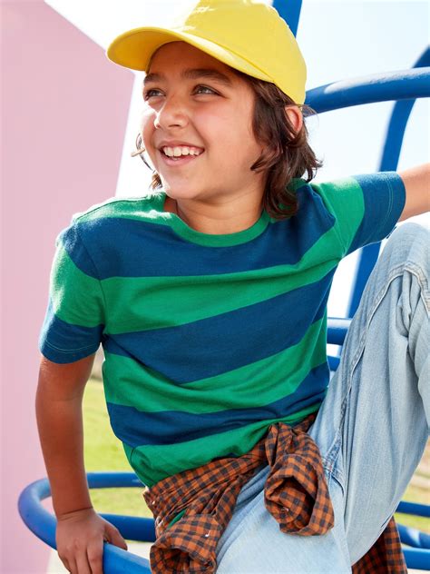Softest Short Sleeve Striped T Shirt For Boys Old Navy