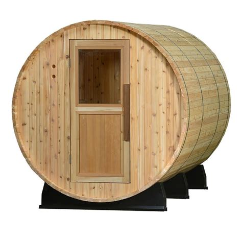 Almost Heaven Saunas Princeton Cedar 6 Person Electric Barrel Sauna