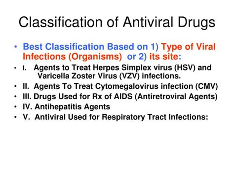 Ppt Antiviral Drugs Prof Alhaider 1431 H Powerpoint Presentation