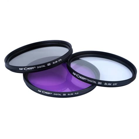 58mm Filter Set Uv Cpl Fld Graduated Blue Orange Gray Kentfaith