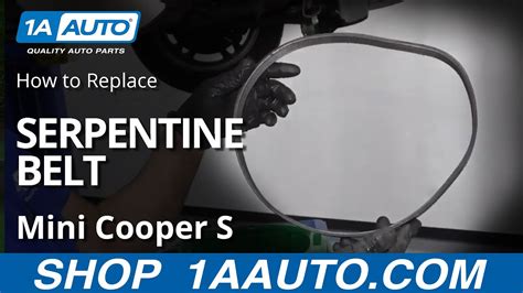 How to replace serpentine belt 07-13 mini cooper s