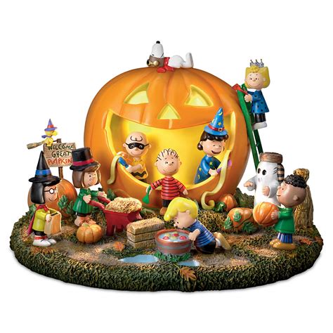 Buy The Snoopy Peanuts Great Pumpkin Carving Party Halloween Sculpture