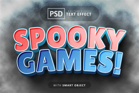 Spooky Game Text Effect Editable Graphic By Aglonemadesign · Creative