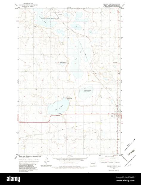 Map Of Ashley North Dakota Cut Out Stock Images And Pictures Alamy