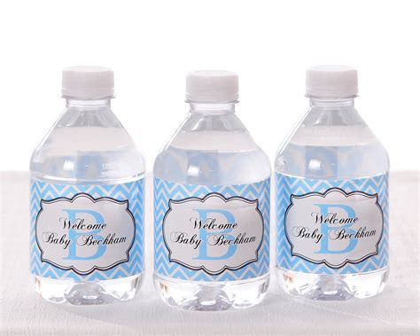 Personalized Water Bottle Labels Baby Shower By Labelsrus