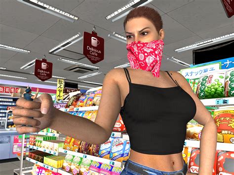 Lucia shrinks a cop by Revan67 on DeviantArt