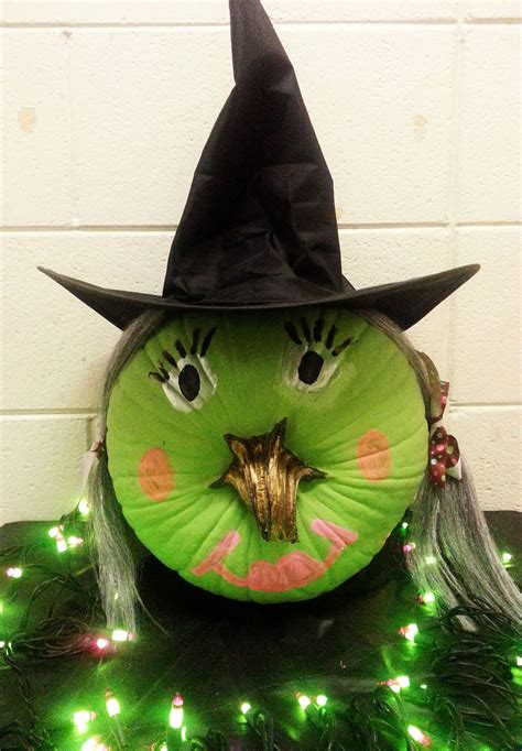 Wicked Witch Pumpkin Decoration Pumpkin Decorations Pumpkin Witch