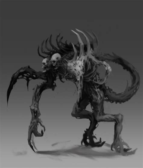 Dark Creatures Fantasy Creatures Art Mythical Creatures Art Weird