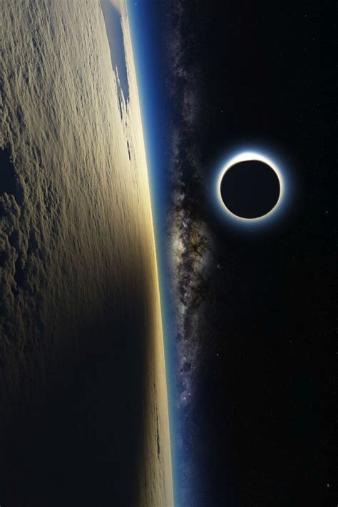 Solar Eclipse Space Pictures Astronomy Earth From Space