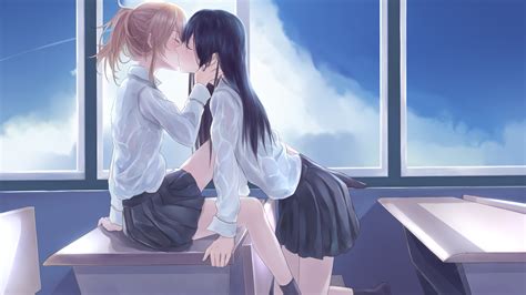 Anime Girl Hot Lesbian Kissing Milolin